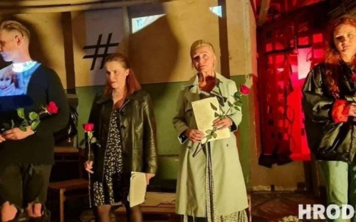 В Вильнюсе состоялся спектакль о Мариуполе 