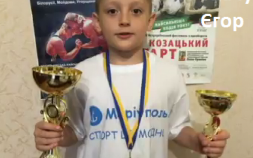 Юный борец Мариуполя проведет один день с чемпионом мира Жаном Беленюком (ФОТО)
