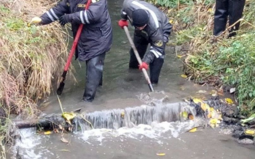 В Мариуполе пытаются предотвратить подтопление Приморского района (ФОТОФАКТ)