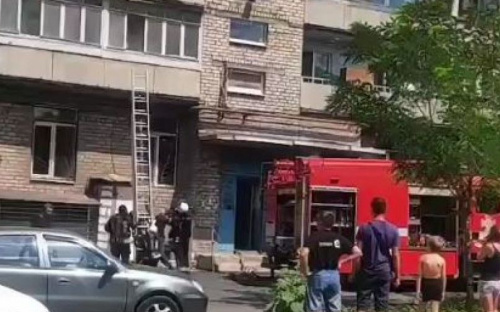 В мариупольской многоэтажке произошел пожар