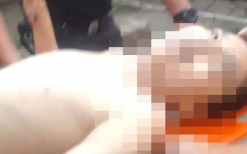 В сети появилось видео последствий падения из окна мальчика в Мариуполе (ФОТО+ВИДЕО)