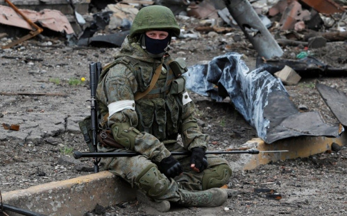 Кров’ю написали «йдіть» - у Маріуполі вбили шістьох російських військових