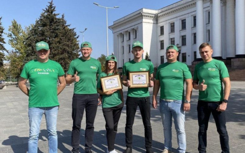 В Книгу рекордов Украины внесли карту, которую нарисовали в Донецкой области