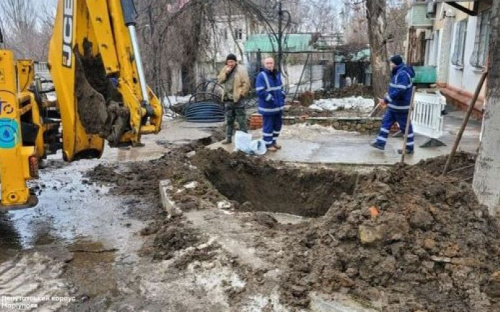 Аварийный водопровод стал причиной отключений воды в Мариуполе