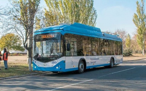 Стало известно, на какой маршрут в Мариуполе выйдут электробусы