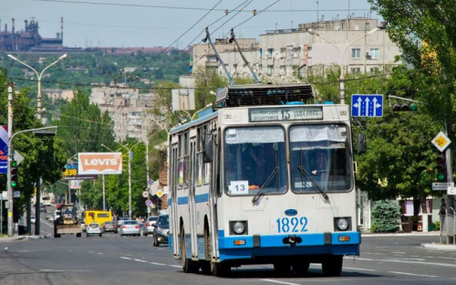 В Мариуполе из-за реконструкции в центре троллейбусы изменят движение