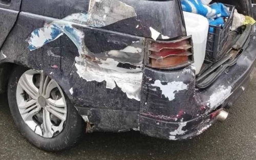 В центре Мариуполя «Honda» въехала в «ВАЗ»