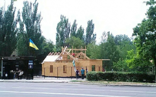В Мариуполе строят православный полицейский храм (ФОТОФАКТ)