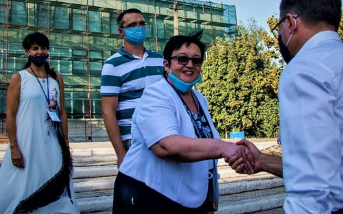 В мариупольской школе с углубленным изучением новогреческого делают «теплый» ремонт