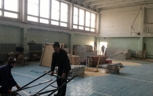 В будущей мариупольской опорной школе кипят ремонтные работы