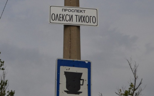 В четырех городах Донбасса появились таблички с именем украинского диссидента
