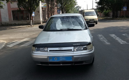 В Мариуполе полицейский автомобиль сбил ребенка на велосипеде (ФОТО)