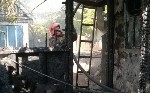 В Мариуполе при пожаре погибла пожилая женщина