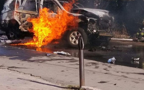 В Мариуполе взорвали машину полковника СБУ Александра Хараберюша: Осиротели двое малолетних детей 