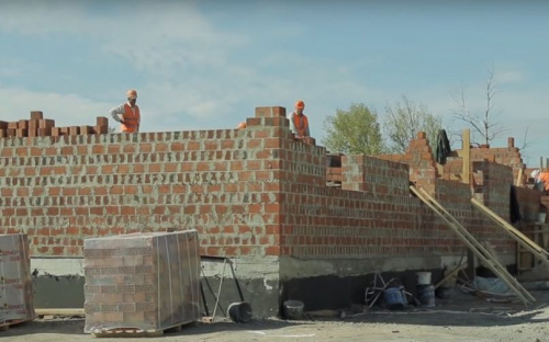 В Мариуполе морпехам Минобороны возводит военный городок (ФОТО+ВИДЕО)