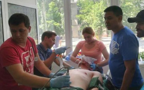 Американские медики учили спасать мариупольцев в экстренных ситуациях (ФОТО)