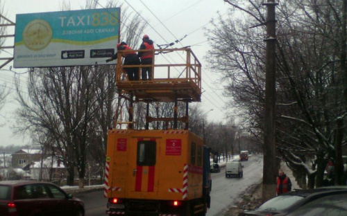 В Мариуполе не восстановлено движение электротранспорта в Приморском районе (ФОТО)