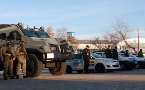 Перед матчем между «Мариуполем» и «Шахтером» в городе усилили меры безопасности (ФОТО+ВИДЕО)