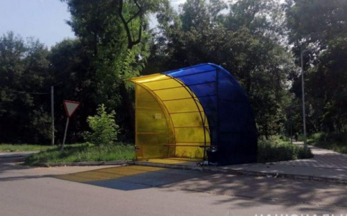 Ради популярности в соцсетях подростки снесли остановку на Донетчине