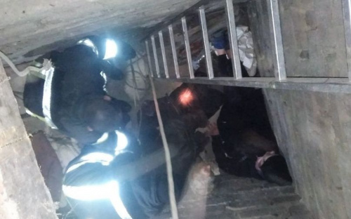 В Мариуполе женщины упали в глубокий подвал