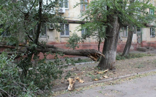 Шторм в Мариуполе «наломал дров» (ФОТОФАКТ)