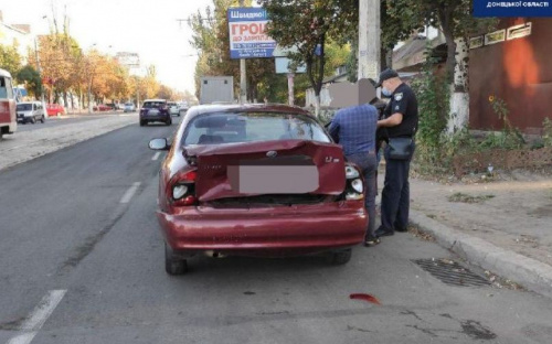 Полицейский Рено «поцеловался» с Дэу – один из водителей нарушил ПДД