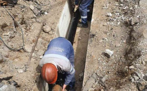 «Мариупольтеплосеть» ведет работы по замене трубопровода