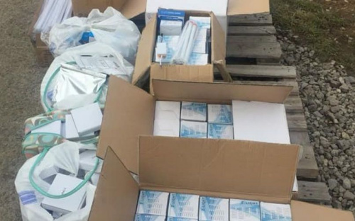В оккупированную Макеевку из Мариуполя везли электротовары (ФОТО)