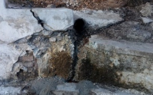 «Зеленстрой» спас мариупольскую школу от подтопления