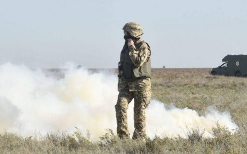 Боевики открыли огонь из запрещенных минометов под Мариуполем