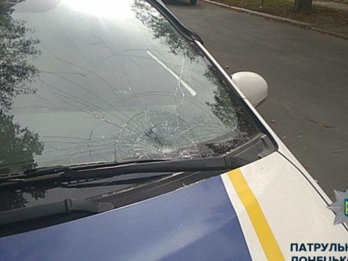 Полицейский автомобиль на Донетчине сбил пешехода. За рулем была женщина (ВИДЕО)
