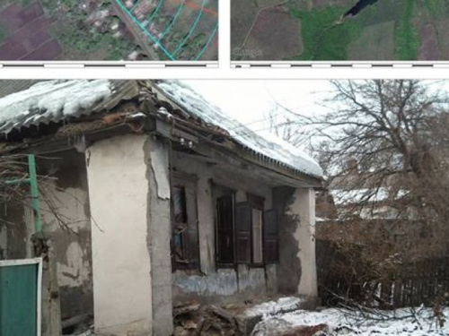 Жилой дом обстрелян из 120-мм миномета на Донбассе (ФОТО)