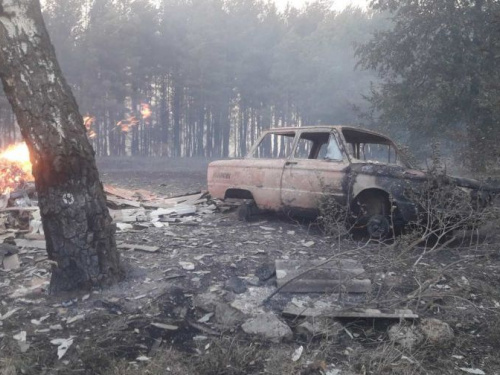 Уничтожено село, есть пострадавшие: пожары в Украине тушат третьи сутки