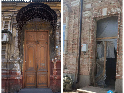 Двері 19 століття – на смітник: росіяни руйнують історію Маріуполя