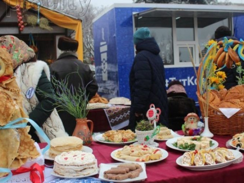 Масленичное гуляние в Мариуполе