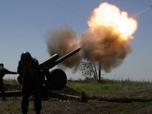 Вблизи Мариуполя боевики применили запрещенную артиллерию