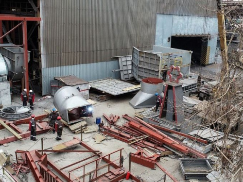 ММК им. Ильича продолжает реконструкцию газоочистного оборудования миксерного отделения(ФОТО) 