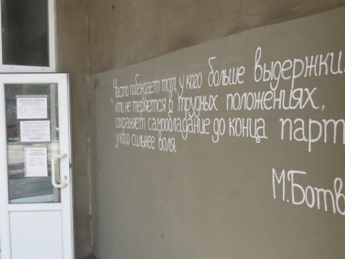Мариупольские стены заговорили стихами и мудрыми изречениями (ФОТО)