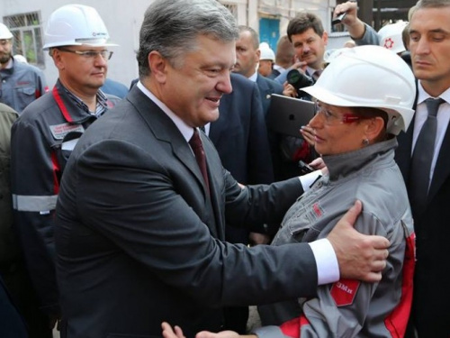 Президент Петр Порошенко: Металлургия - ключевой сектор украинской экономики (ФОТО)