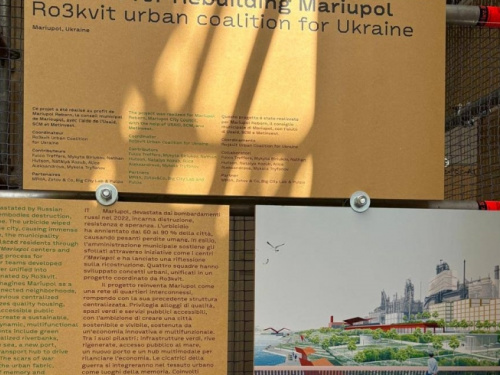 Візію відбудови Маріуполя представили на Венеціанській бієнале