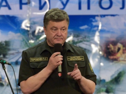 В День независимости Мариуполь посетит Петр Порошенко (ФОТО)