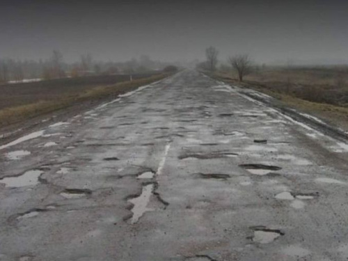 Начат ремонт трассы Мариуполь - Запорожье