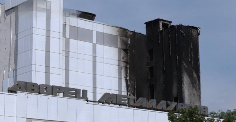 У мережі показали спалений  Український дім в окупованому Маріуполі