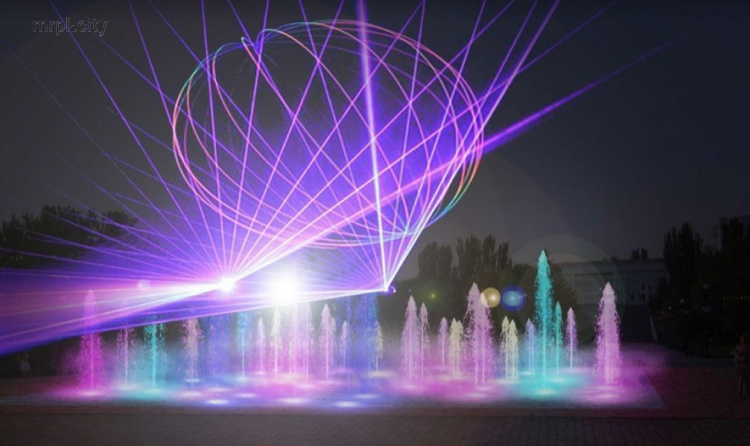 В парке, где планируется создать мариупольский Диснейленд, строят фонтан с лазерным шоу (ФОТО)