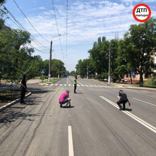 На Левобережье Мариуполя иномарка сбила пешехода (ФОТО)