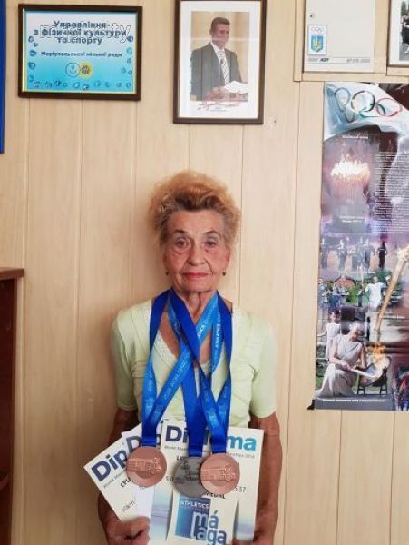 Мариупольская спортсменка в 81 год стала призером на Чемпионате мира (ФОТО)