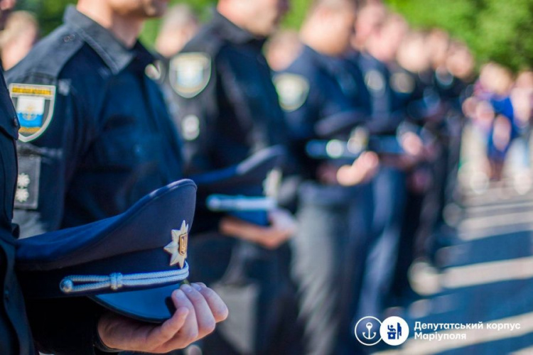 Патрульная полиция Мариуполя отпраздновала вторую годовщину (ФОТО)