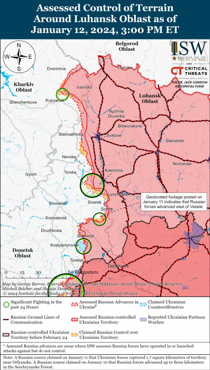 Росіяни відновили наступ на Шахтарському напрямку та посилили тиск під Мар’їнкою - карта