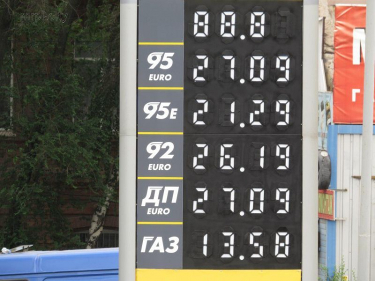 В Мариуполе упали цены на заправках (ФОТО)
