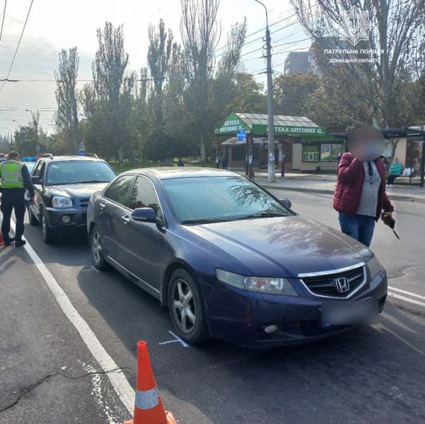Пьяный водитель без прав спровоцировал аварию в Мариуполе